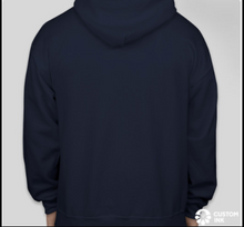 Load image into Gallery viewer, Adult Navy Zip-Up Hoodie